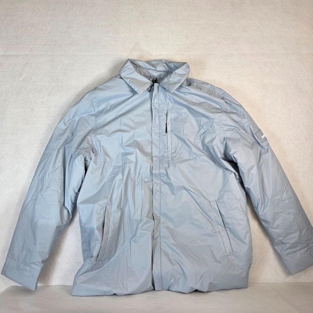 RAINS Fuse Overshirt 15520 Size L – Sky –NWT Men's Waterproof Lightweight Jacket - Picture 4 of 11